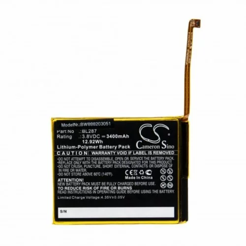 VHBW Baterija za Lenovo K5 Note (2018) / K9 Note, 3400 mAh