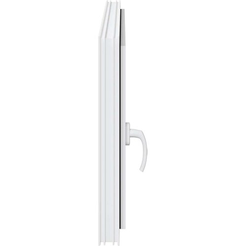  Prozor za podrum RISOR Bijeli 110 x 50 cm PVC i staklo - Bijeli 110 x 50 cm (trostruki sloj) Naginjanje i okretanje desno Slike
