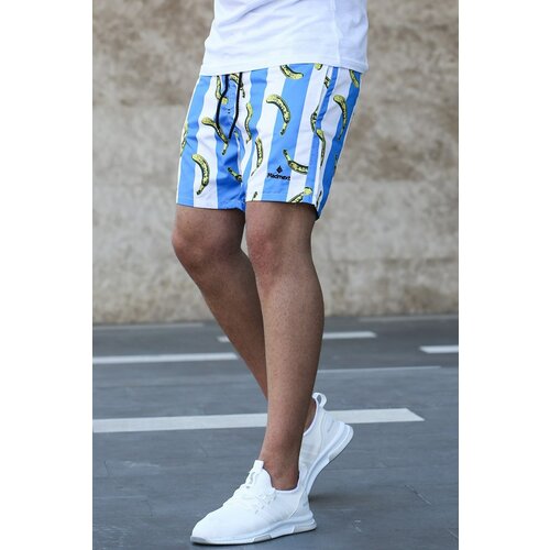 Madmext Beach Banana Blue Shorts 2376-2376 Cene