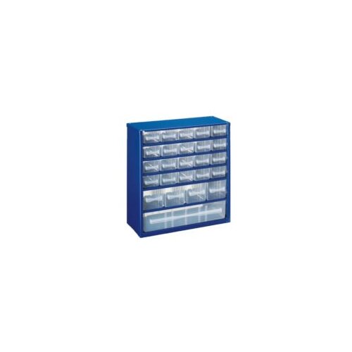 Lux Tools zidni metalni magacin za vijke &amp;ndash; 25 ladica 586272 Slike