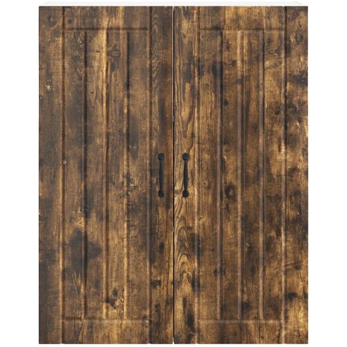  Ormar za Zid Lucca Dimljeni hrast 80 x 31 x 100 cm Slike