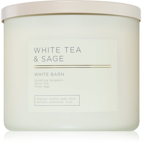 Bath & Body Works White Tea & Sage mirisna svijeća 411 g Cijene