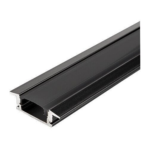 Optonica aluprofil za led trake crni sa crnim difuzorom 2M ugradni set 5104 Cene