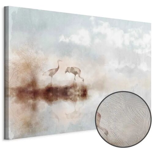  Slika - Cranes in the Morning (1 Part) Wide 30x20 Premium Print Cijene