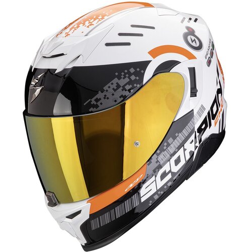 Scorpion Exo-520 evo air titan white-orange Cene