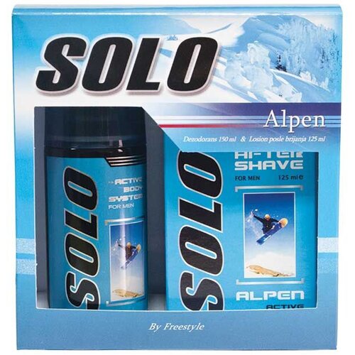 Solo Muški set Alpen Losion posle brijanja 125ml + Dezodorans 150ml Slike