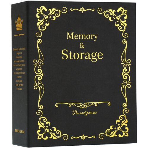 INF knjiga fotoalbumov, ki shrani 6-palčno vstavljeno vrsto black, (21369692) Slike