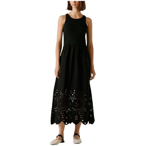 PepeJeans Dolge obleke PL9537807 999 Črna Cene