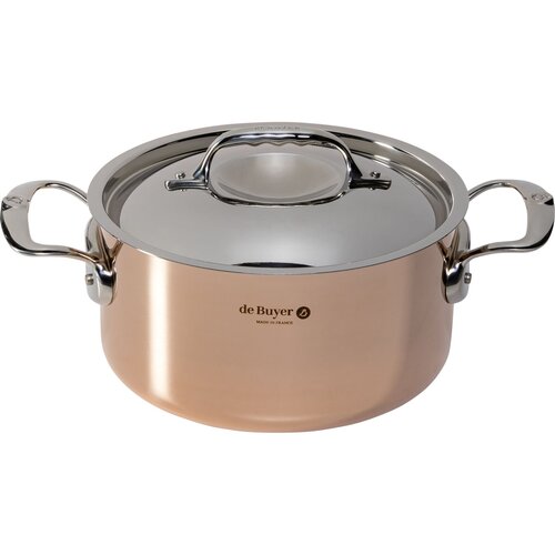De buyer Prima Matera Saucepot copper/steel 20 cm induction Slike