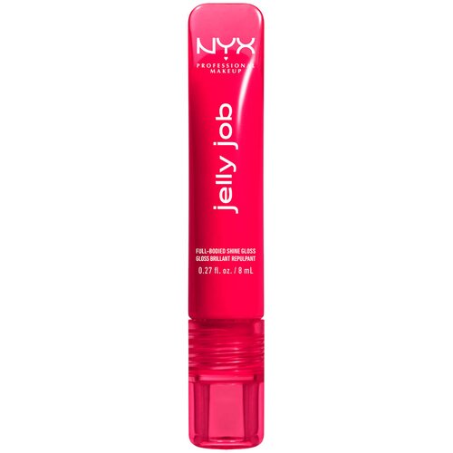 NYX Professional Makeup Jelly Job svetleči sijaj za ustnice z učinkom povečanja odtenek Cherry Jelly 7.5 ml Slike