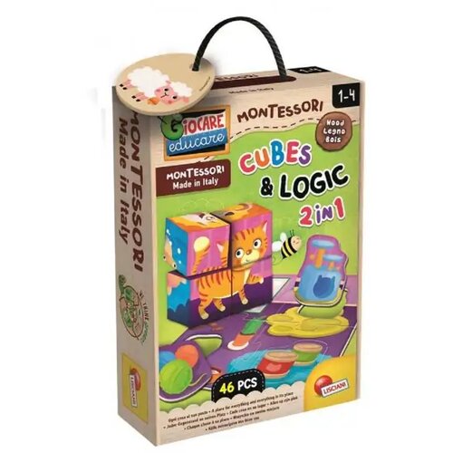 Lisciani Montesori Edukativna kutija Cubes and Logic 96879 Slike