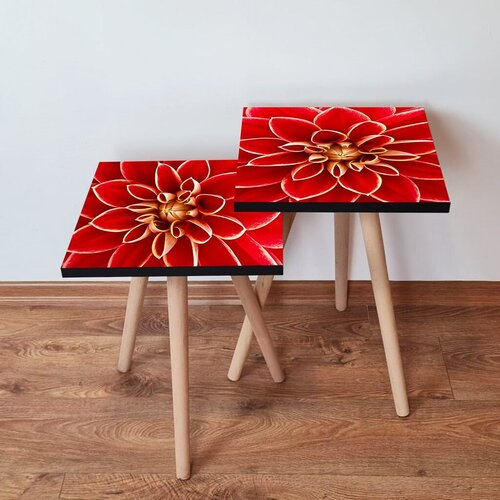 Hanah home set klub stočića 2Shp361, 2 komada, Crveni Cene