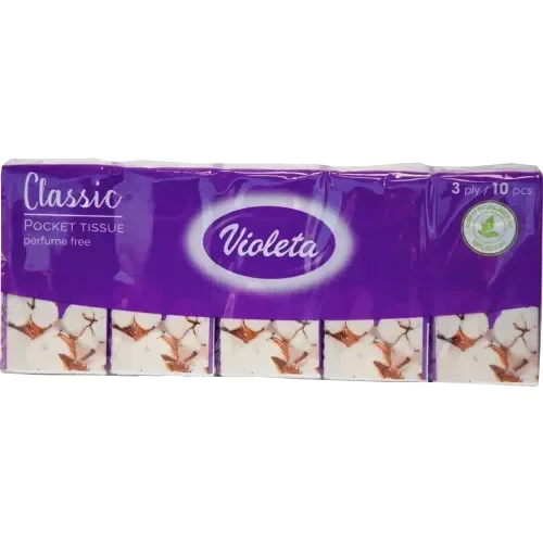 Violeta maramice Classic 3 sloja 10/1