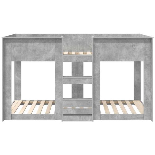  Krevet na kat za djecu Betonski sivi 75 x 190 cm Slike