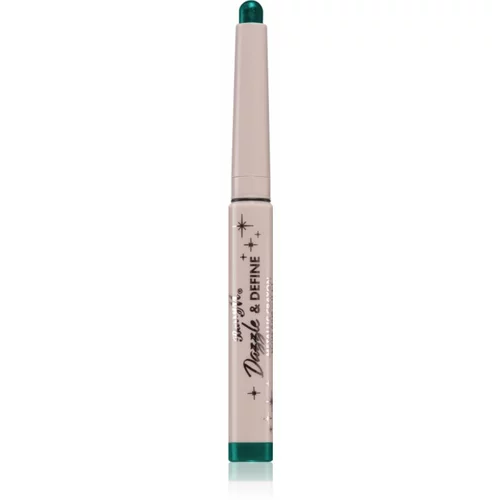 Barry M Dazzle & Define Metallic Crayon sjenilo za oči u olovci nijansa Galactic Teal 1,4 g
