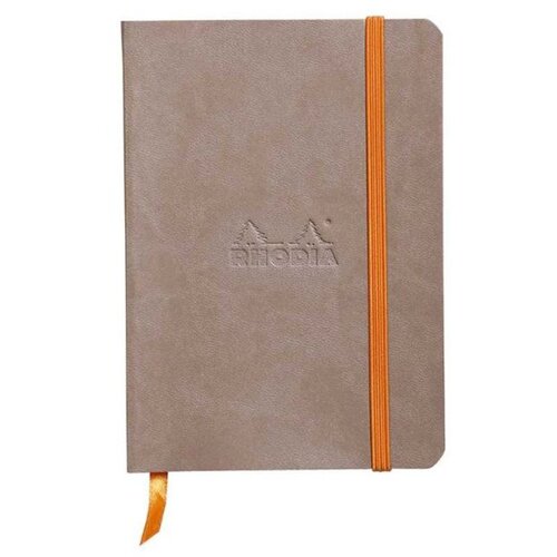  Notes A6, Rhodiarama soft, s gumicom, diktando crte, taupe Cijene