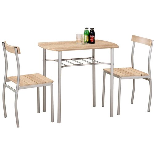  Set za balkon LANCE 82x50 cm, metal/sonoma hrast Slike