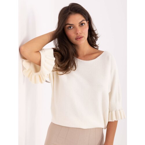 Italy Moda Sweater-IT-SW-99244.65-ecru Cene
