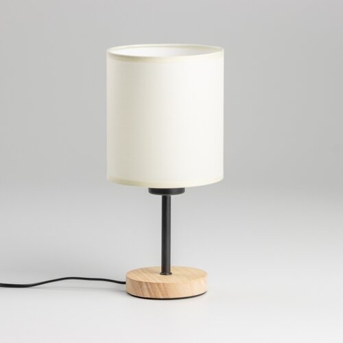  Brilagi - Stona lampa NUBILA WOOD 1xE27/25W/230V hrast/crna/krem Slike