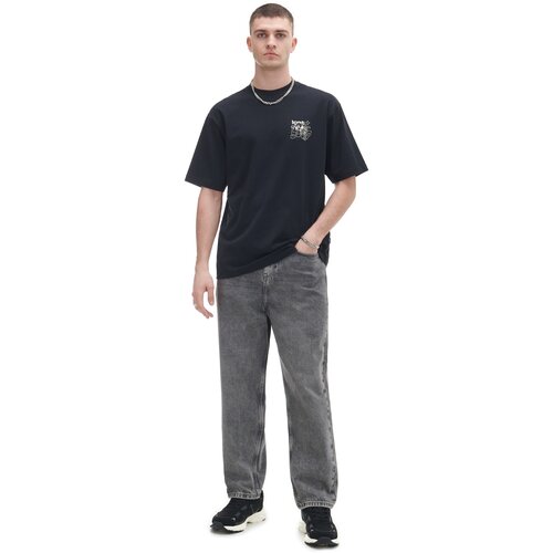 Cropp muška majica kratkih rukava s printom - Crna  2378Z-99X Cijene