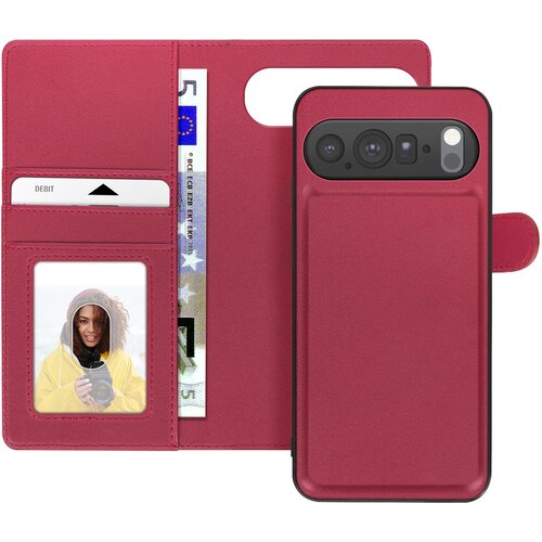 Oem Mayaxess, Denarnica za Google Pixel 10 Pro z odstranljivo magnetno torbico, Rdeča, (5000193324) Cene