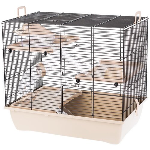 INTER-ZOO Pinky 3 Zinc Beige - cage for a hamster Slike