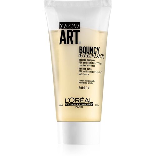 L&amp;acute;Or&amp;eacute;al Paris Tecni.Art Bouncy &amp;amp; Tender dvokomponentna gel krema za kodraste lase 150 ml Slike