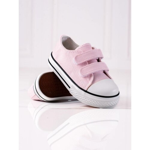 VICO children's sneakers with velcro closure pink Slike