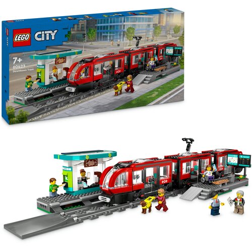 Lego City Downtown Tram and Station &scaron;tevilka 60423 Cene
