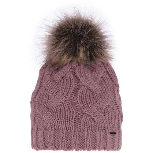 AGBO woman's winter hat pink Terri with pompom Cene