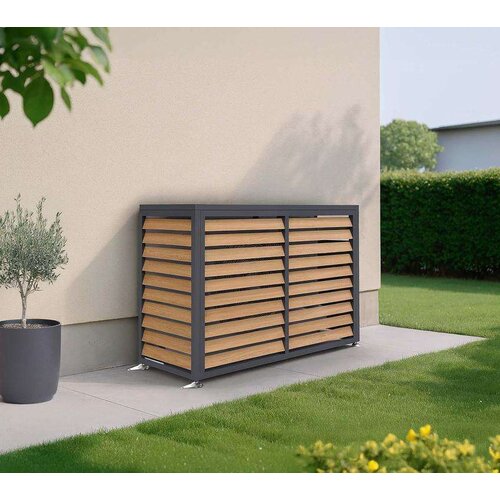  Westman maska za vanjsku jedinicu klime Boxa M | 56x140x92 | Drveni izgled Cijene