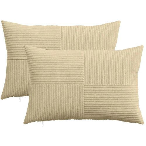  Presvlaka za jastuk 2 kom. ALMELO Siva zelena 50 x 75 cm Kord - Siva zelena 50 x 75 cm 2 Cijene