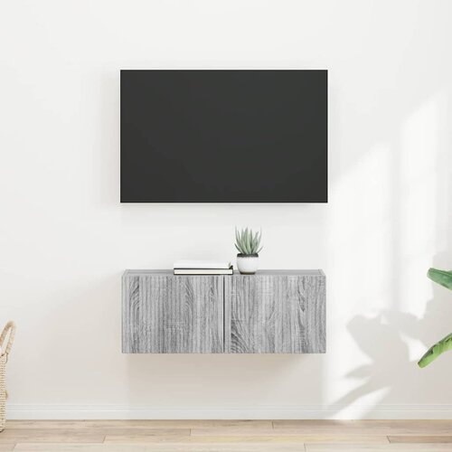 TV zidni ormar Zidne 2 pcs Siva Sonoma 39 x 31 x 29,5 cm Cijene
