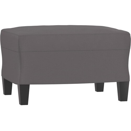  4-dijelni set sofa s jastucima sivi od umjetne kože Slike