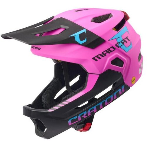 Cratoni otro&scaron;ka kolesarska čelada MadCat MIPS, 49-56 cm, roza Cene