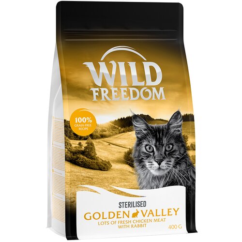 Wild Freedom Adult &amp;quot;Golden Valley&amp;quot; Sterilised kunić - bez žitarica - 400 g Slike