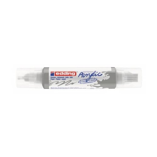  Akrilni marker E-5400 double-liner sa dva vrha Edding srebrna Cene