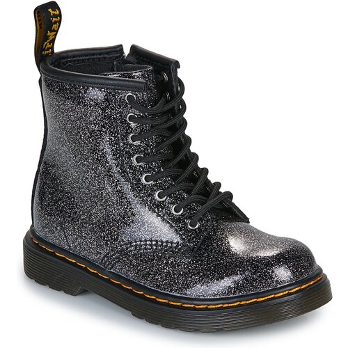 Dr. Martens Pol&amp;scaron;kornji 1460 T Black Silver Nebula Glitter Črna Slike