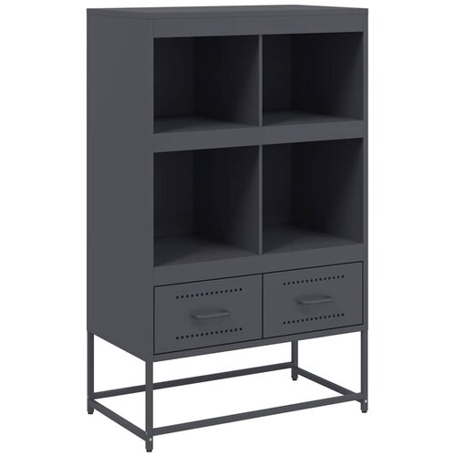 Maison Chic Visoka omara - Komoda - Predalnik antracit 68x39x111,5 cm jeklo, (21716745) Cene