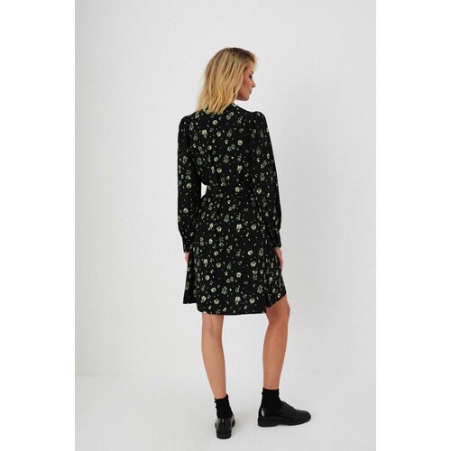 Moodo Trapezoidal dress with a floral pattern Cijene