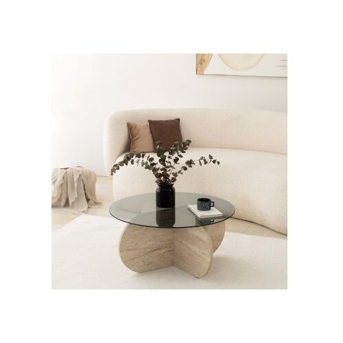 Hanah home Club sto Bubble, 75x35 cm, krem Cene