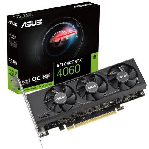 Asus grafična kartica nvidia RTX4060 lp brk oc - 8GB GDDR6 | 2xHDMI 2.1a 2xDisplayport 1.4a - low profile (90YV0JL0-M0NA00), (21124430) Cene