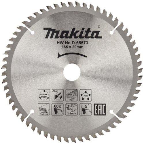 Makita List testere 165x20 60Z /18835 Cene