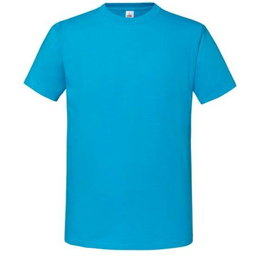 Fruit Of The Loom Blue Men's T-shirt Iconic 195 Ringspun Premium Slike