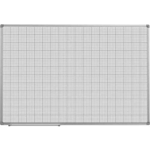 eurokraft basic Rastrska tabla, belo lakirana, ŠxV 900 x 600 mm, raster 10 x 10 / 50 x 50 mm