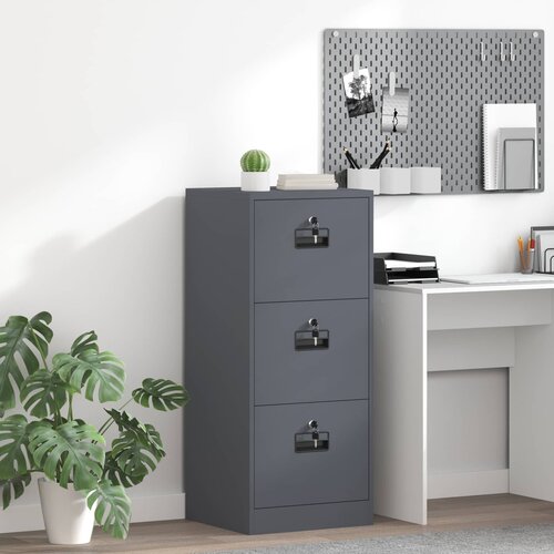 Kabinet za datoteke s ladicama Antracit 45,5 x 42 x 106,5 cm Cene