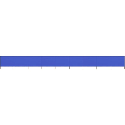 vidaXL Vjetrobran s 9 panela od tkanine 1200 x 120 cm azurno plavi Cijene