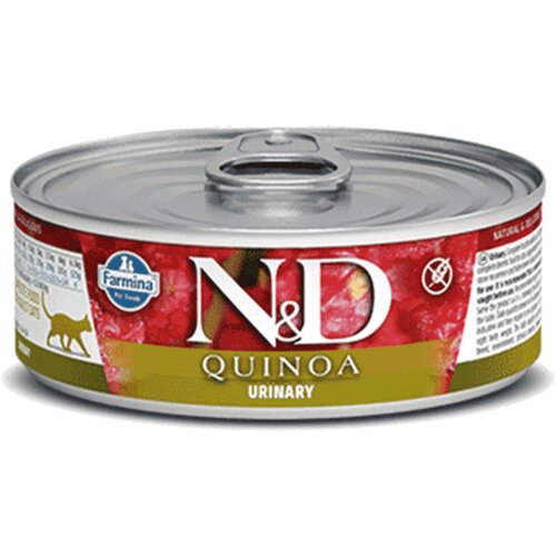 N&amp;amp;amp;D N&amp;amp;D Quinoa Urinary, Kinoa i Pačetina, 80 g Slike