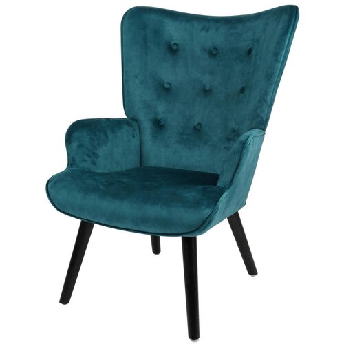 XXXL Fotelj Z Oporo Za Glavo Luke, Turkizna, Pravi Les Cene