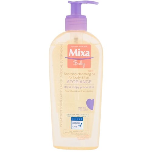 Mixa Baby olje za kopanje in tuširanje - Atopiance Soothing Cleansing Oil For Hair And Skin Cene